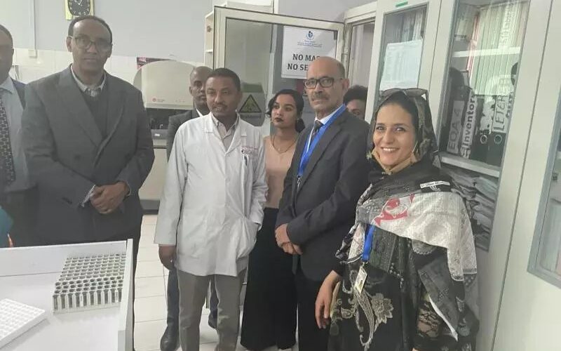 Minister of Public Health received by Ethiopian health officials