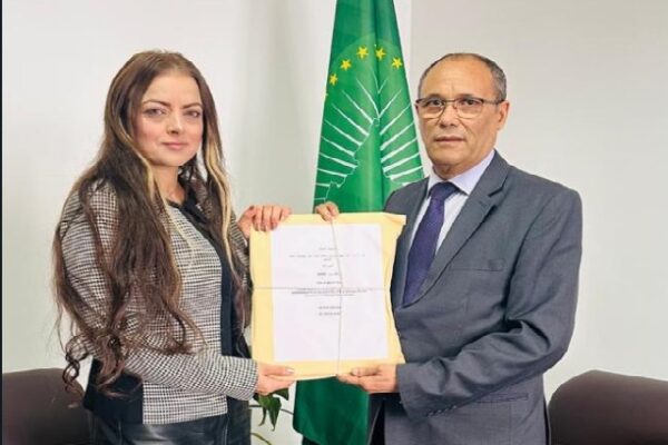 The Dean of the Northern African Region deposits the Moroccan Candidate’s File for the position of the African Union DCP